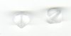 1 12mm Preciosa Matte Crystal Bicone